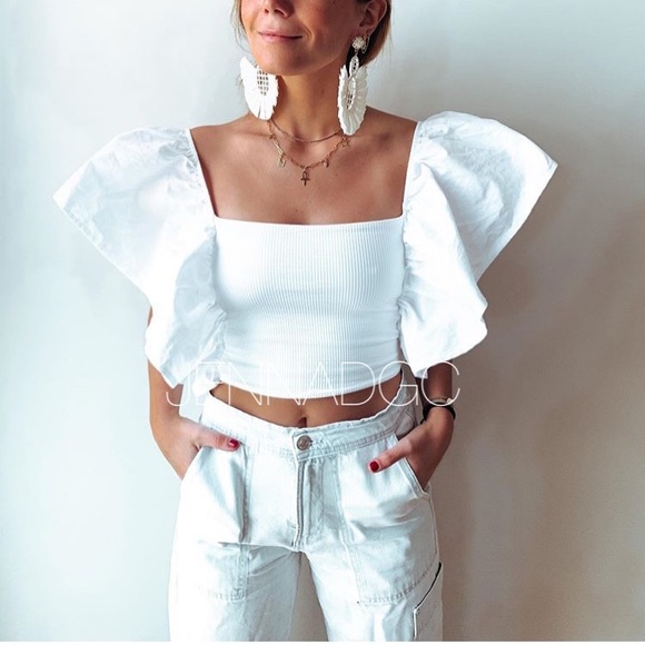 Zara Tops - NWT Zara ribbed T-shirt